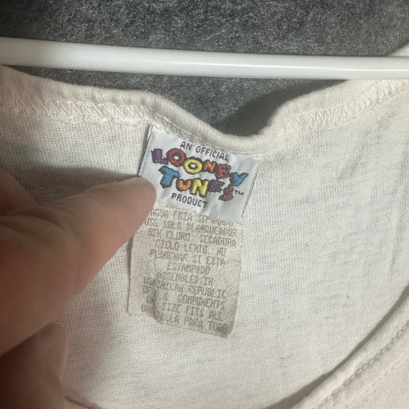Mens Looney Tunes Tweety Bird Tank Top‎ Graphic Tee Vintage 1996 Large - Picture 8 of 15